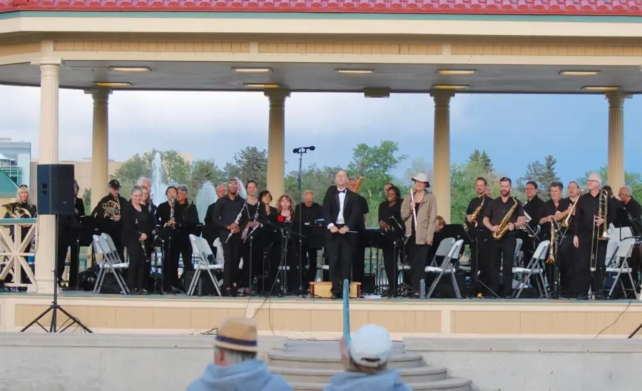 The Denver Municipal Band performing at City Park