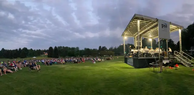 The Denver Municipal Band at Southmoor Park in 2021
